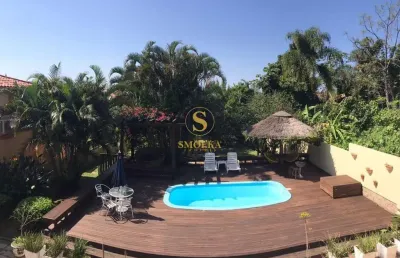 Casa em condomínio fechado com 4 quartos à venda na rua nicolino tancredo, praia brava, florianópolis, 325 m2 por r$ 3.690.000