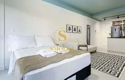 Kitnet / stúdio para alugar na rua maria eduarda, pantanal, florianópolis, 30 m2 por r$ 3.300