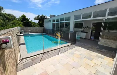 Casa em condomínio fechado com 4 quartos à venda na avenida luiz boiteux piazza, cachoeira do bom jesus, florianópolis, 400 m2 por r$ 2.105.000