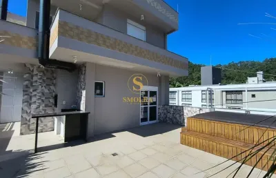 Cobertura com 4 quartos à venda na rua fernandes francisco coutinho, canasvieiras, florianópolis, 160 m2 por r$ 1.500.000