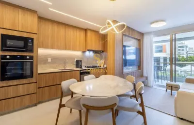 Apartamento com 3 quartos à venda na rua das baleias franca, jurerê, florianópolis, 103 m2 por r$ 3.300.000