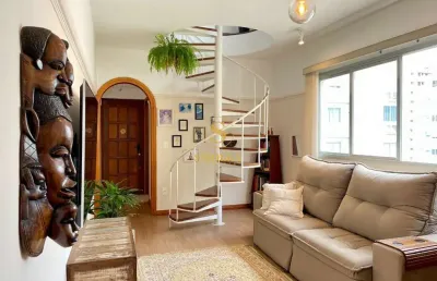 Cobertura com 2 quartos à venda na rua duarte schutel, centro, florianópolis, 120 m2 por r$ 980.000