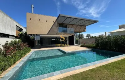 Casa em condomínio fechado com 6 quartos à venda na rua dos lambari-guaçu, jurerê internacional, florianópolis, 780 m2 por r$ 18.000.000