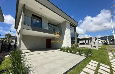 Casa em condomínio fechado com 4 quartos à venda na avenida red park, são joão do rio vermelho, florianópolis, 293 m2 por r$ 1.580.000