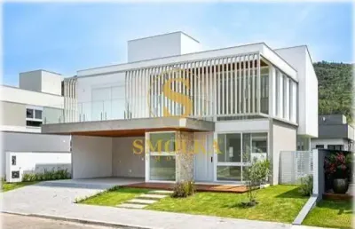 Casa em condomínio fechado com 4 quartos à venda na rua intendente antônio damasco, ratones, florianópolis, 341 m2 por r$ 3.190.000