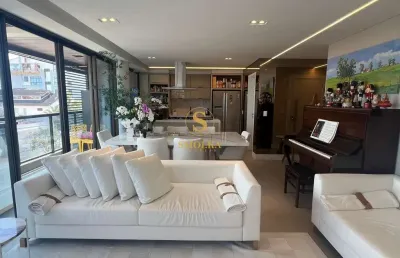 Apartamento com 3 quartos à venda na rua jornalista haroldo callado, jurerê, florianópolis, 131 m2 por r$ 3.960.000