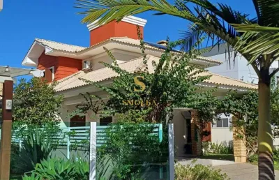 Casa em condomínio fechado com 4 quartos à venda na rua da cássia aleluia, cachoeira do bom jesus, florianópolis, 255 m2 por r$ 3.300.000