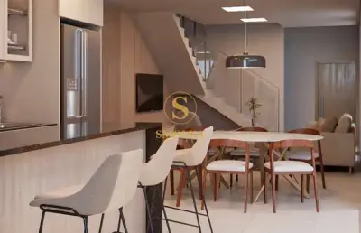 Casa em condomínio fechado com 3 quartos à venda na rodovia josé carlos daux, vargem pequena, florianópolis, 154 m2 por r$ 1.290.000