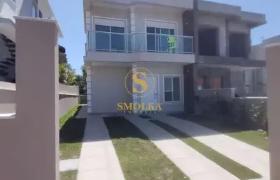 Casa em condomínio fechado com 4 quartos à venda na rua fernando bauther da silva, ingleses do rio vermelho, florianópolis, 168 m2 por r$ 1.225.000