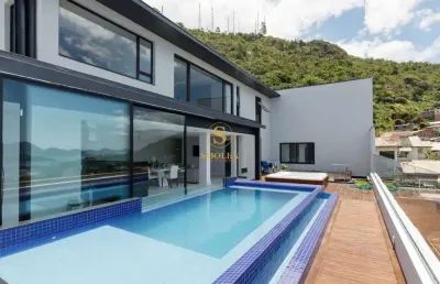 Casa em condomínio fechado com 4 quartos à venda na rua josé francisco dias areias, trindade, florianópolis, 285 m2 por r$ 4.469.000