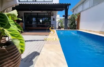 Casa em condomínio fechado com 3 quartos à venda na rua da escova de garrafa, cachoeira do bom jesus, florianópolis, 104 m2 por r$ 1.970.000