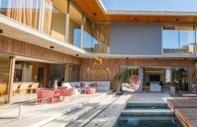 Casa em condomínio fechado com 4 quartos à venda na estrada haroldo soares glavan, cacupé, florianópolis, 842 m2 por r$ 14.510.000