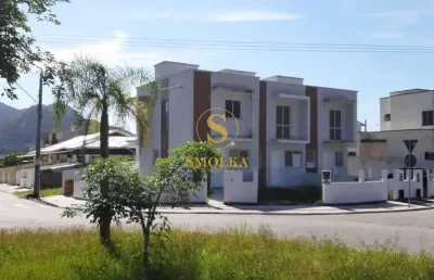 Casa em condomínio fechado com 2 quartos à venda na rua carijó, bela vista, palhoça, 78 m2 por r$ 399.900