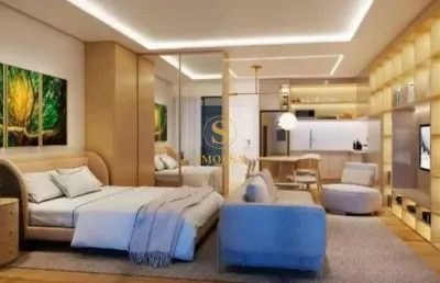 Kitnet / stúdio à venda na rodovia virgílio várzea, saco grande, florianópolis, 44 m2 por r$ 575.000