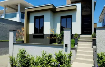 Casa em condomínio fechado com 4 quartos à venda na rua do mirante, pedra branca, palhoça, 205 m2 por r$ 1.652.000