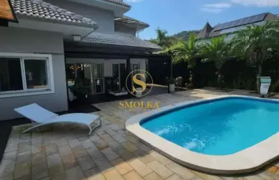 Casa em condomínio fechado com 4 quartos à venda na rodovia jornalista maurício sirotsky sobrinho, jurerê, florianópolis, 306 m2 por r$ 5.200.000