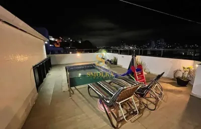 Cobertura com 4 quartos à venda na rua general eurico gaspar dutra, estreito, florianópolis, 245 m2 por r$ 1.590.000