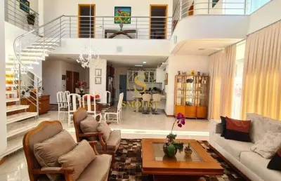 Casa em condomínio fechado com 6 quartos à venda na rua dos camuris, jurerê internacional, florianópolis, 605 m2 por r$ 7.500.000