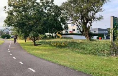 Terreno em condomínio fechado à venda na rua das caraúnas, jurerê internacional, florianópolis, 701 m2 por r$ 3.800.000