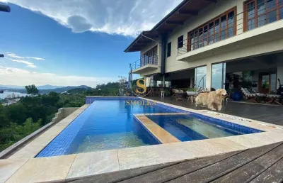Casa em condomínio fechado com 3 quartos à venda na rua waldemar figueiró, joão paulo, florianópolis, 450 m2 por r$ 13.000.000