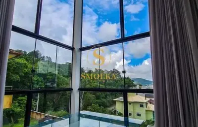 Casa em condomínio fechado com 4 quartos para alugar na rua douglas seabra levier, trindade, florianópolis, 383 m2 por r$ 16.000