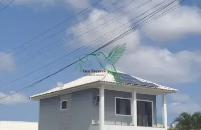 Casa em condomínio fechado com 4 quartos para alugar na condomínio residencial barão de monte belo, 1000, lagoinha, araruama por r$ 3.000