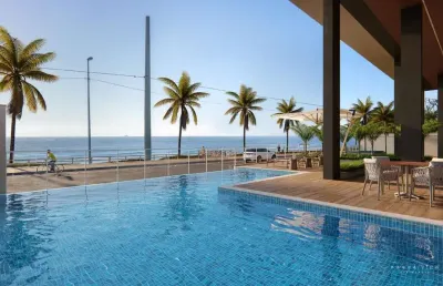 Apartamento frente mar para venda em barra velha, tabuleiro, 3 dormitórios, 1 suíte, 2 banheiros, 2 vagas