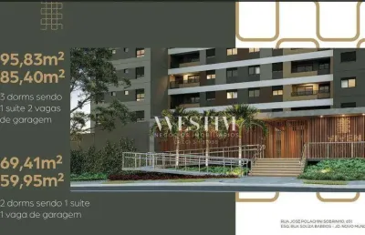 Apartamento com 2 dormitórios à venda, 59 m² por r$ 510.270,00 - jardim urano - são josé do rio preto/sp