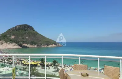 Excelente cobertura linear de 2 quartos no pontal vista mar