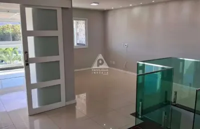 Cobertura duplex de luxo com 3 quartos (2 suítes) e lazer completo no recreio