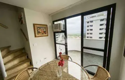 Apartamento duplex - condomínio barra balli vista mar, lagoa e montanhas