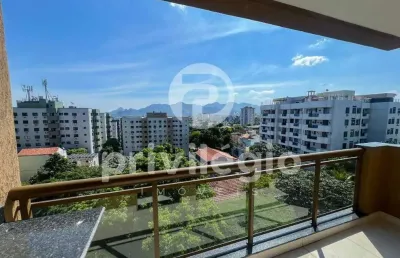 Cobertura à venda, 1 quarto, 2 vagas, pechincha - rio de janeiro/rj