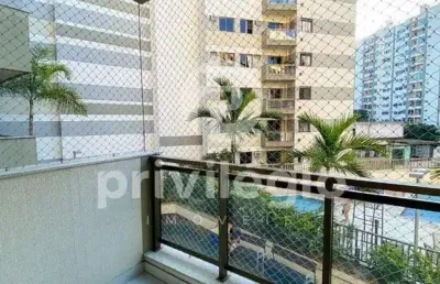 Apartamento à venda, 2 quartos, 1 suíte, 1 vaga, pechincha - rio de janeiro/rj