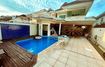 Casa em condomínio à venda, 5 quartos, 5 suítes, 3 vagas, barra da tijuca - rio de janeiro/rj
