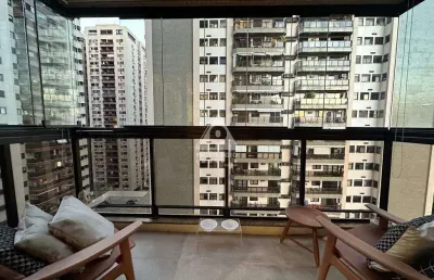Apartamento 1 quarto, suíte, 2 varandas, 70 mts, andar alto, 1 vaga de garagem, na barra da tijuca.