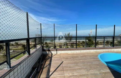 O paraíso particular que você sempre sonhou: cobertura duplex de frente para o mar no recreio