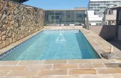Cobertura à venda duplex, 3 quartos, 1 suíte, sala em 3 ambientes, varanda, 4 vagas de garagem, 334m², recreio dos bandeirantes. rio de janeiro/rj.