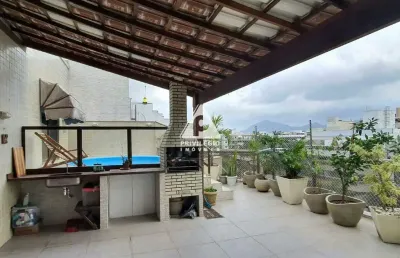 Cobertura à venda, 4 quartos, 2 suítes, 3 vagas, recreio dos bandeirantes - rio de janeiro/rj