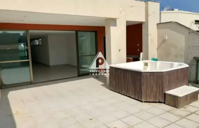 Cobertura à venda, 2 quartos, 1 suíte, 4 vagas, barra da tijuca - rio de janeiro/rj