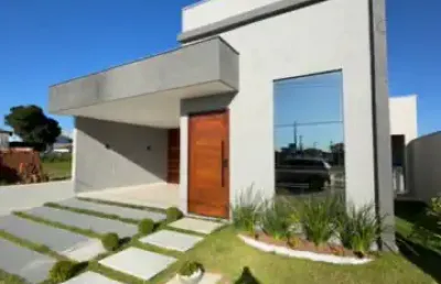 Casa térrea em cond. fechado  com 3/4 sendo 2 semi suíte e 01 suíte master