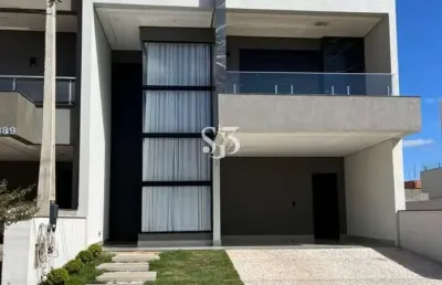 Casa de alto padrão em condomínio na vila monte alegre em paulínia-sp: 3 quartos, 3 suítes, 2 salas, 6 banheiros, 2 vagas de garagem, 209m².