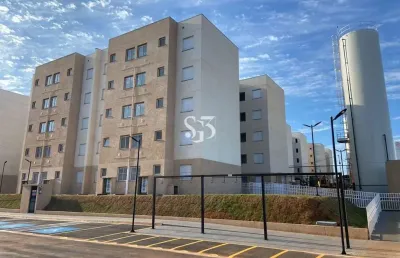 Apartamento à venda em paulínia-sp, parque bom retiro: 2 quartos, 1 sala, 1 banheiro, 1 vaga, 49m²!