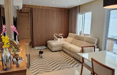 Apartamento de 3 quartos com suíte, sala ampla e 2 vagas de garagem no taquaral, campinas-sp - 91m² de puro conforto