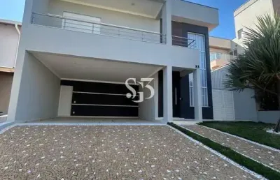Linda casa em condomínio para locação com escritório e sauna no swiss park campinas
