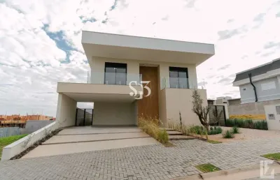 Espetacular casa de alto padrão em condomínio de luxo em campinas-sp  5 quartos  5 suítes  401m²