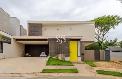 Luxuosa casa em condomínio para locação no swiss park, campinas-sp: 4 quartos, 4 suítes, 3 salas, 6 banheiros, 6 vagas, 314m².
