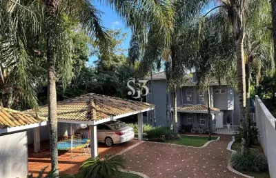 Excelente casa à venda em campinas-sp, 3 quartos, 3 suítes, 3 salas, 5 banheiros, 4 vagas, 280m² - loteamento caminhos de são conrado