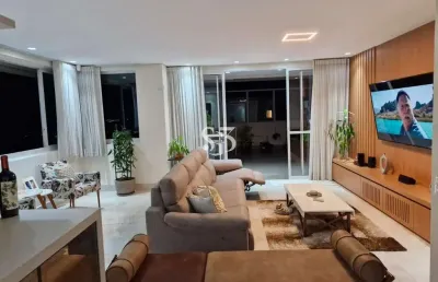 Cobertura de luxo à venda em campinas-sp, loteamento alphaville: 4 quartos, 3 suítes, 3 salas, 4 banheiros, 3 vagas, 215m².
