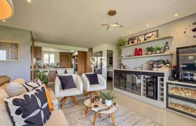 Apartamento de luxo à venda em campinas-sp: 3 suítes no parque prado, 130m², 3 salas, 4 banheiros, 2 vagas!