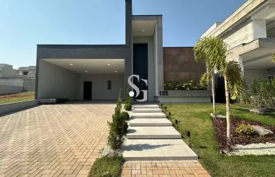 Linda casa térrea à venda no condomínio arborais, campinas